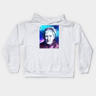 John Henry Newman Snowy Portrait | John Henry Newman Artwork 13 Kids Hoodie